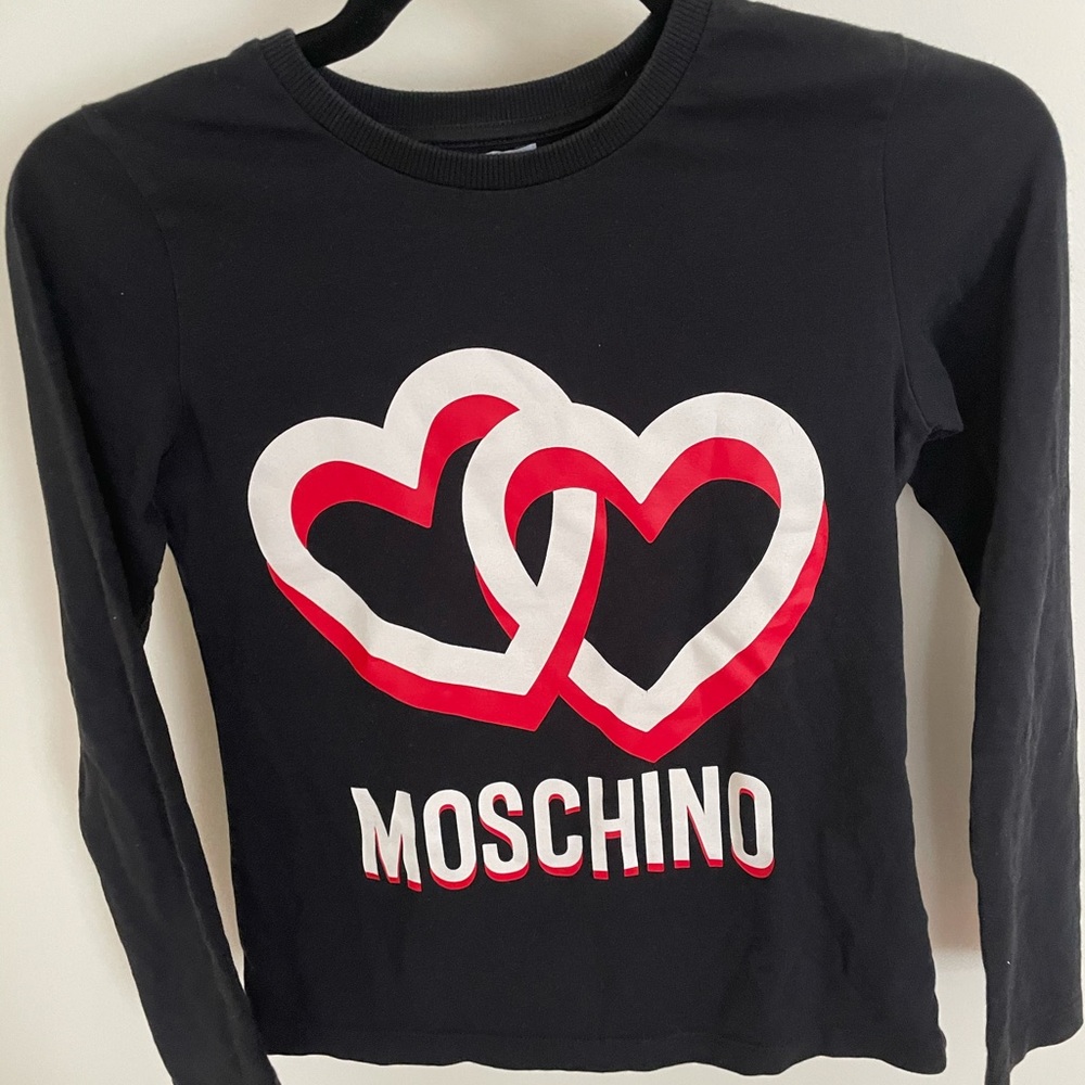 Moschino Teen Long Sleeve Tee